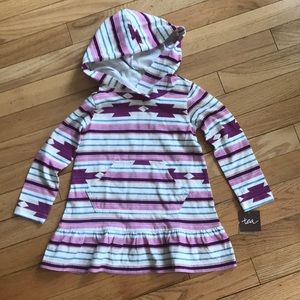 Tea Collection 2T Aztec Hoodie Dress NEW